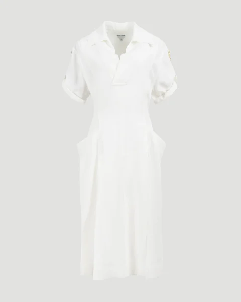 Viscose and Linen Dress
