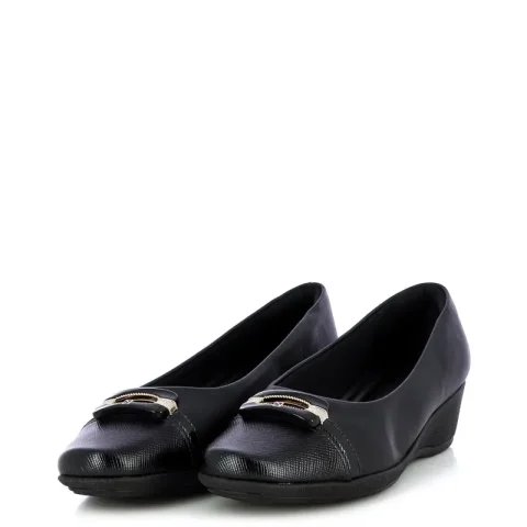 Дамски Обувки На Платформа PICCADILLY – 143245 IVONE PRETO/PRETO — снимка 3