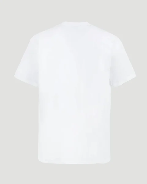 Cotton T-Shirt with Givenchy Shadow Print in White — снимка 3
