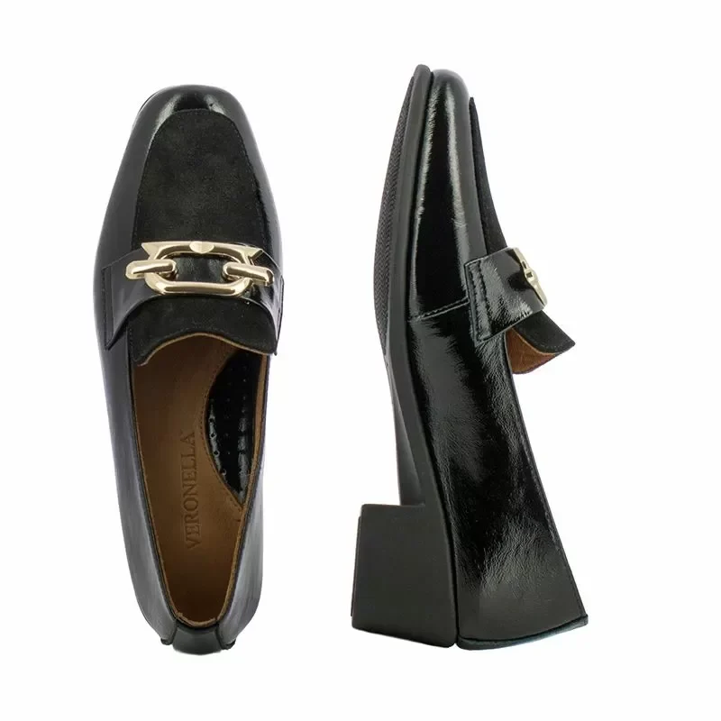 Токчета VERONELLA – 26143244 BLACK/BLACK — снимка 5