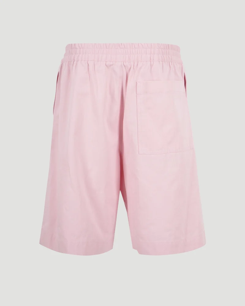 Cotton Twill Shorts in Camelia — снимка 3