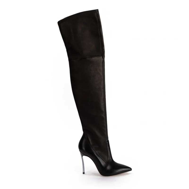 Дамски кожени чизми Blade Casadei