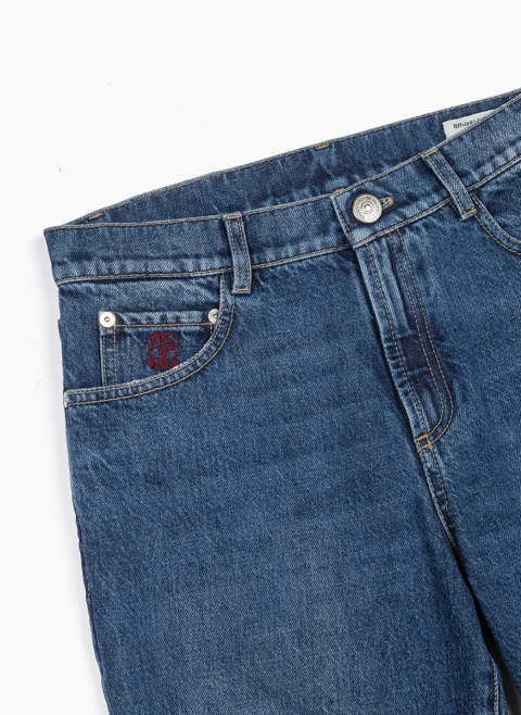 Класически деним Brunello Cucinelli Kids 8-10 — снимка 3