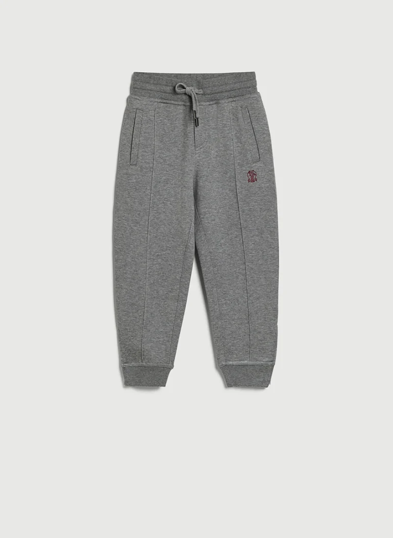 Спортен панталон с бродерия Brunello Cucinelli Kids 12