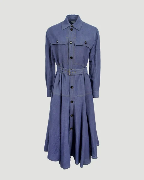 Belted Shirt Dress