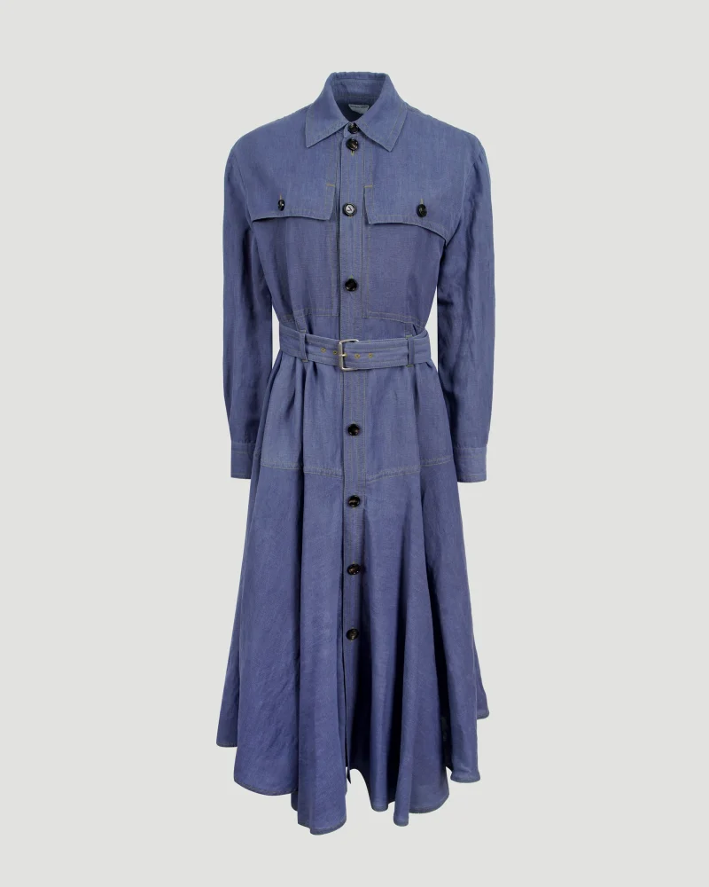 Belted Shirt Dress