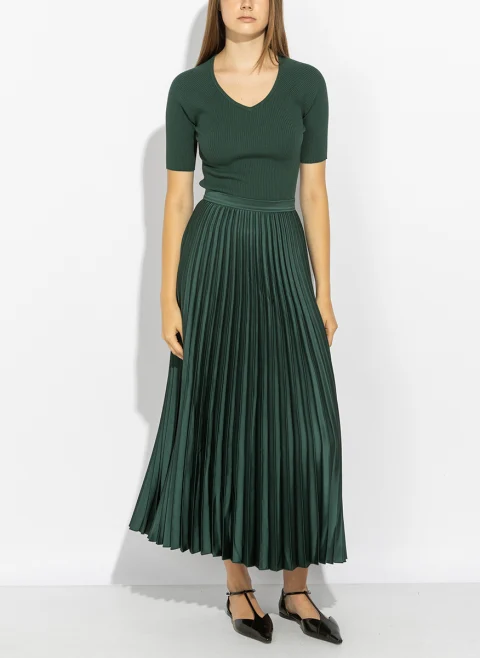 Втален тишърт от фино плетиво Weekend Max Mara Wkdtenente — снимка 1
