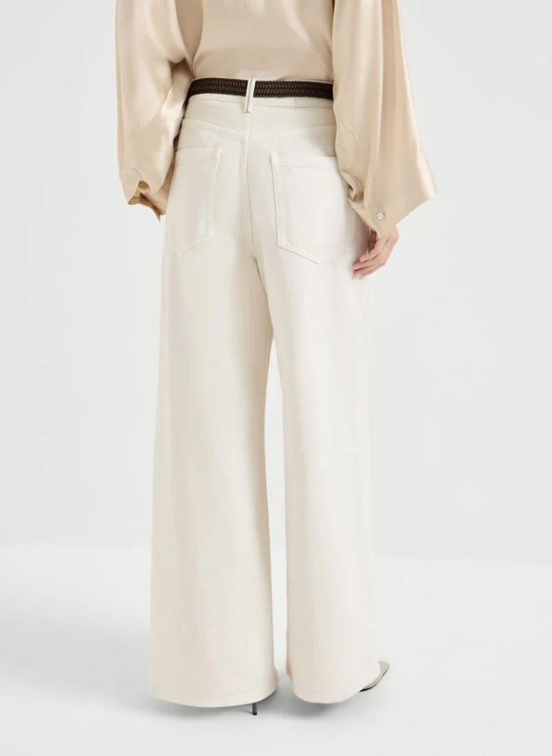 Деним 'Wide leg' Brunello Cucinelli — снимка 4