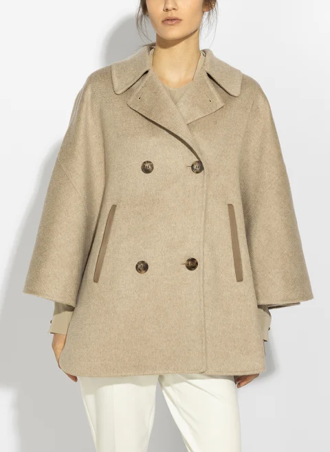 Пелерина от кашмир Max Mara Mxaospite — снимка 2