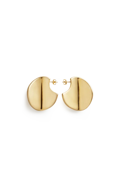Large Disc Earrings