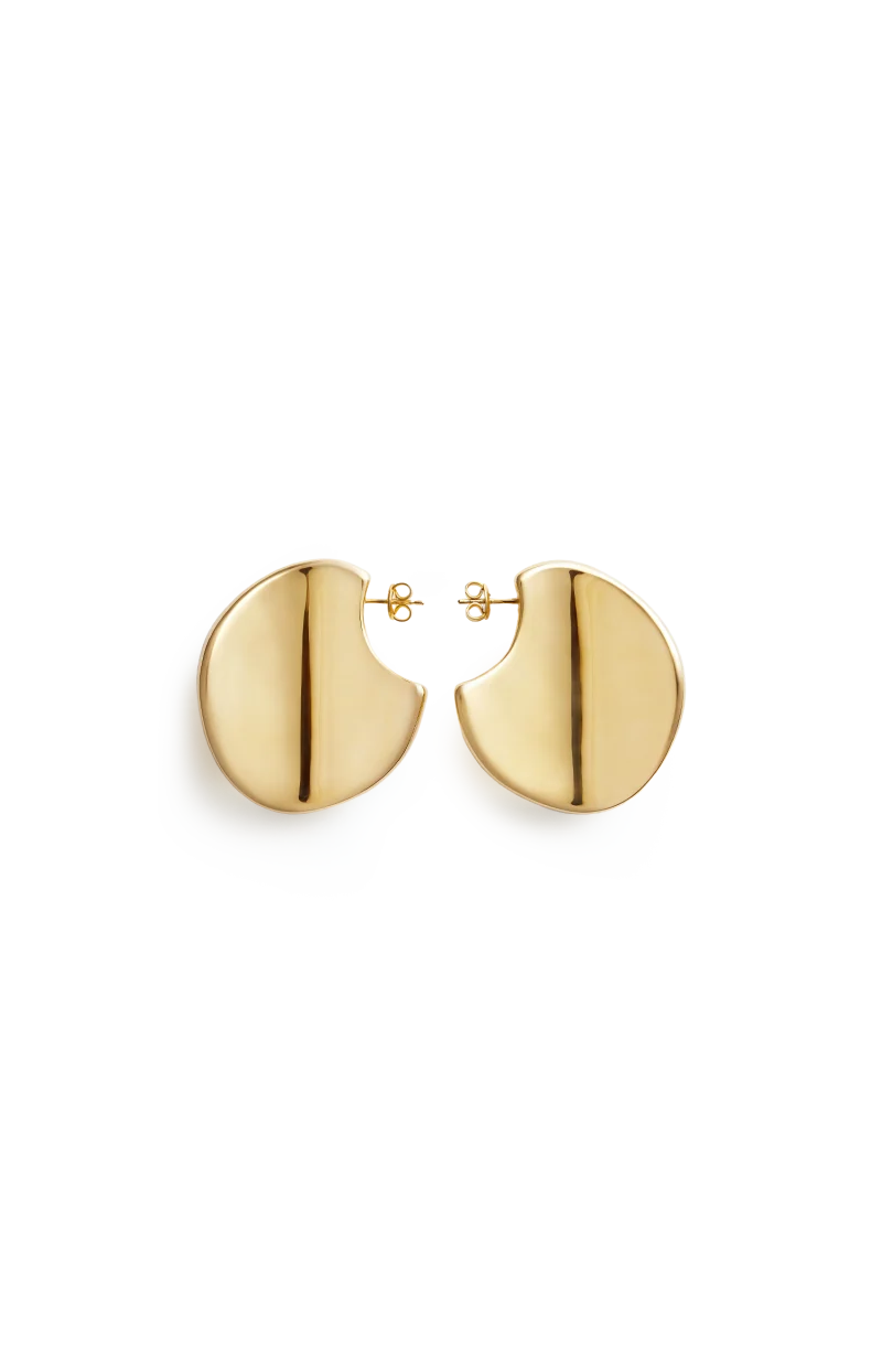 Large Disc Earrings