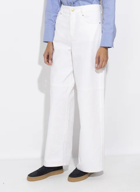Широк панталон от деним 'S Max Mara Smmellisse — снимка 2