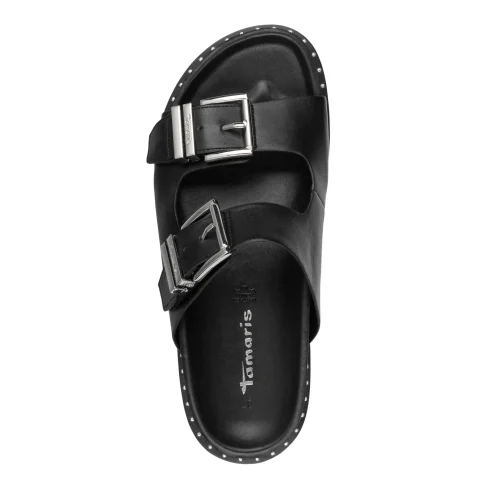Дамски Равни Чехли TAMARIS – 1-27423-46-001 BLACK — снимка 5