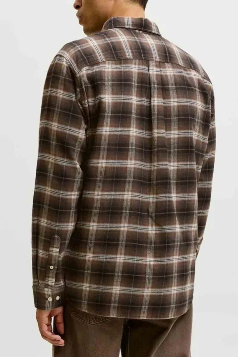 Риза Jjefield Check 12298946 C-N10 black — снимка 2