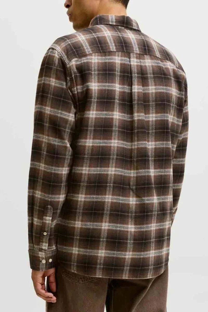 Риза Jjefield Check 12298946 C-N10 black — снимка 2
