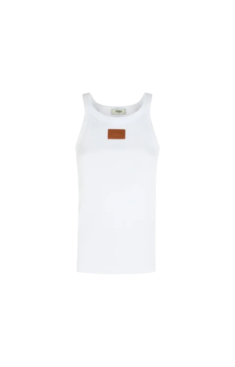 Cotton Top with Logo Patch