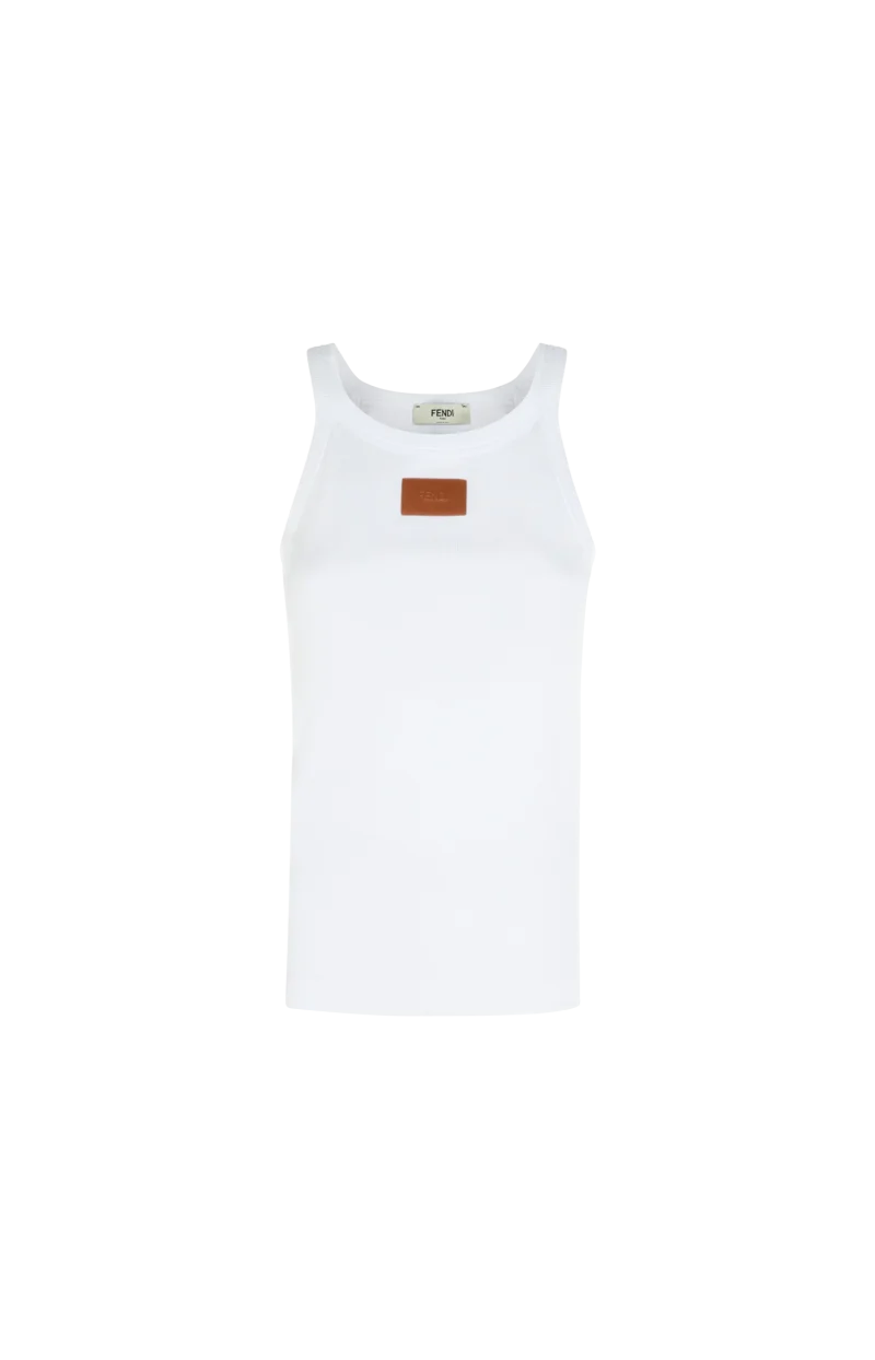 Cotton Top with Logo Patch