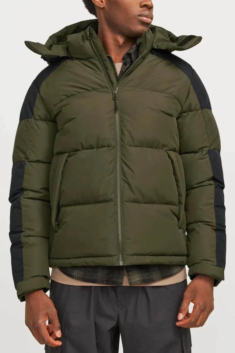 Яке Jcoaero Puffer Sn 12260428 19-0414 TCX forest night — снимка 2