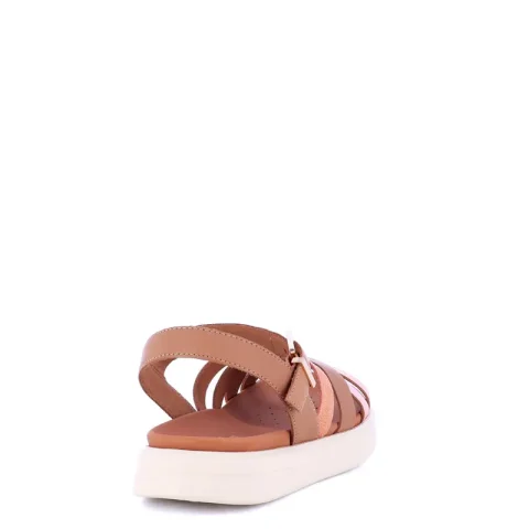 Дамски Равни Сандали GEOX – D35PAB D XAND 2S BEIGE/PEACH — снимка 2
