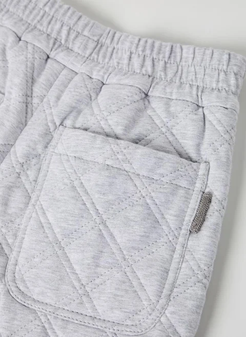 Къс панталон с монили Brunello Cucinelli Kids — снимка 2