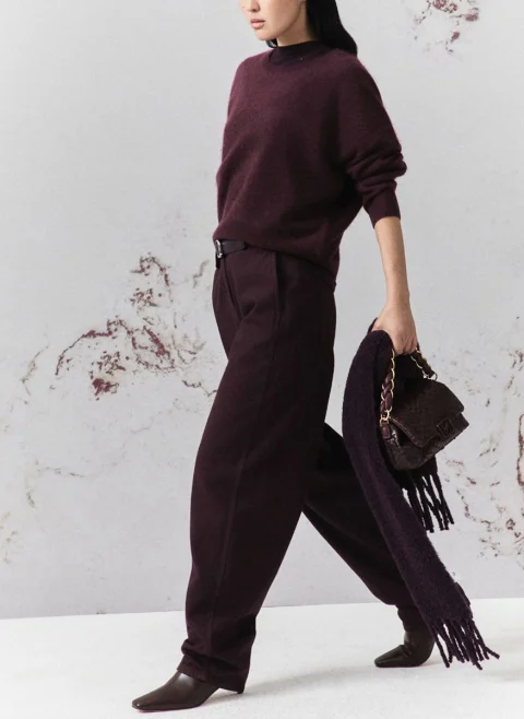 Широк панталон 'Barrel' Marella Monochrome Mllteismo