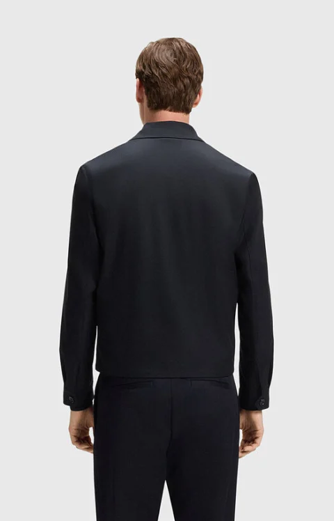 Яке BECKHAM x BOSS от памучен бленд с цип — снимка 3
