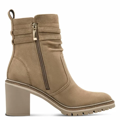 Дамски Боти На Ток TAMARIS – 1-25383-45-400 BEIGE — снимка 2