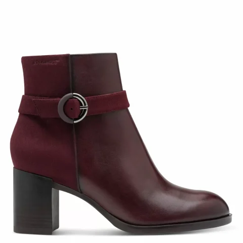 Дамски Боти На Ток TAMARIS – 1-25363-45-537 MERLOT