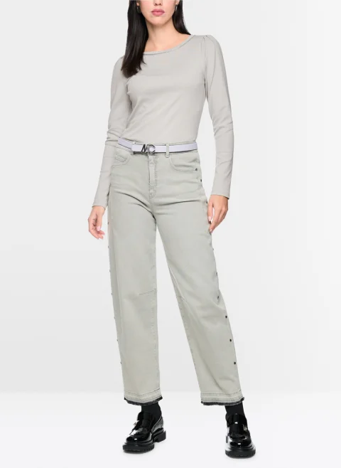 Блуза с декоративни кристали Marc Cain Collections — снимка 8
