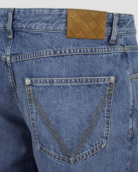 Mid-Blue Straight Jeans — снимка 2