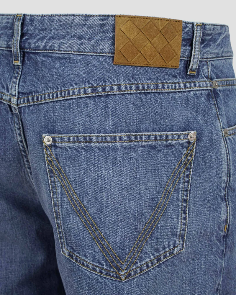 Mid-Blue Straight Jeans — снимка 2