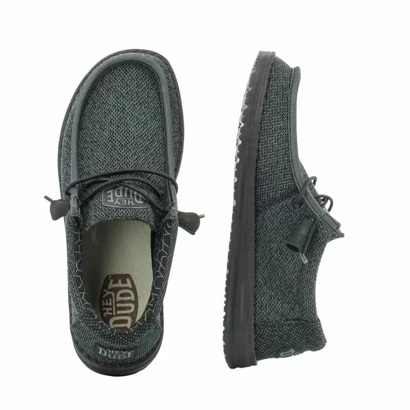 Дамски Ежедневни HEY DUDE – 40019-0XJ WALLY SOX BLACK — снимка 5
