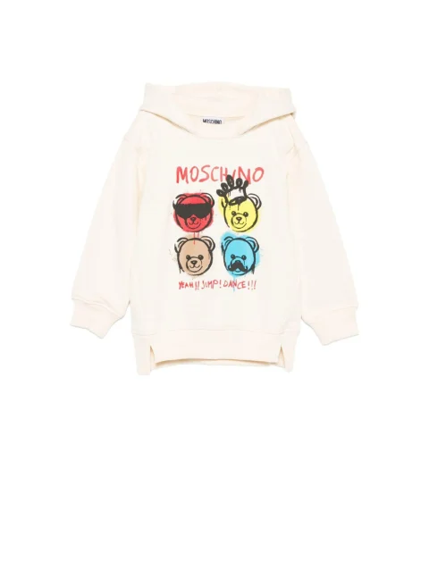 Суитшърт с принт 'Jump, Dance' Moschino Kids