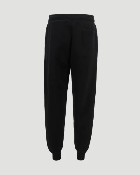 Cotton Ami de Coeur Sweatpants in Black — снимка 5