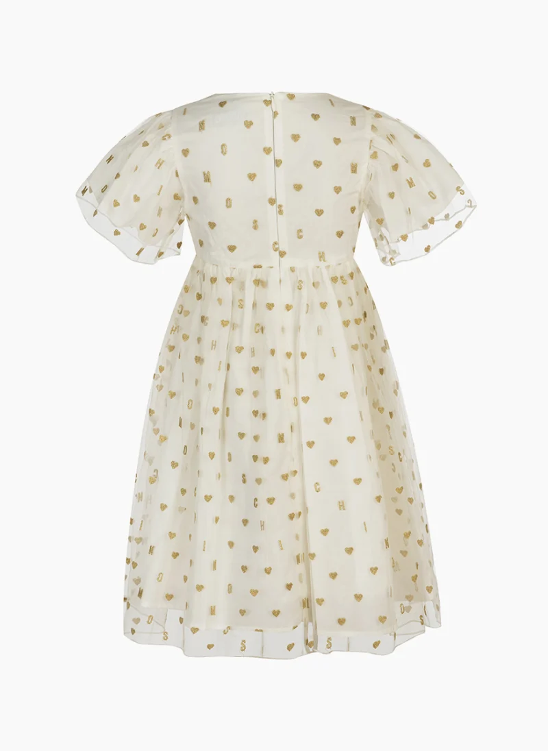 Рокля с принт Moschino Kids — снимка 2