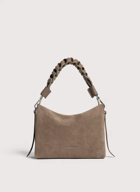 Велурена чанта Coccinelle Boheme Small — снимка 5