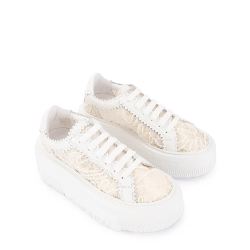Дамски спортни обувки с платформа Casadei — снимка 7