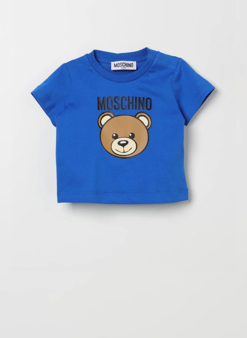Тишърт с принт Teddy bear Moschino Kids — снимка 4