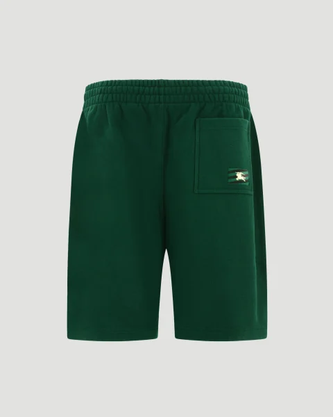 Cotton Shorts in Green — снимка 2