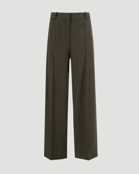 Wide Flannel Trousers