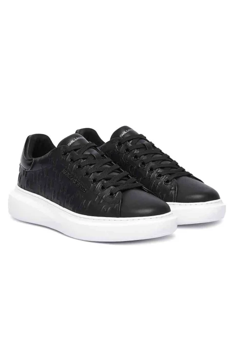 Sneakers Kore Monogram Emboss Lo KL56549K 000-black lthr — снимка 2