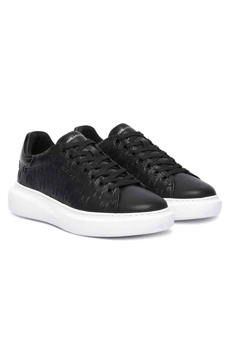 Sneakers Kore Monogram Emboss Lo KL56549K 000-black lthr — снимка 2