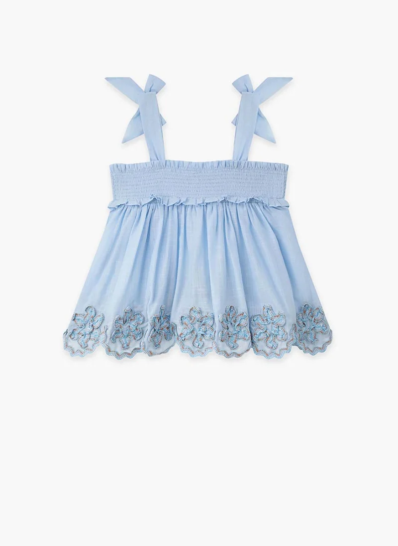 Топ с бродерия 'Cascadian' Zimmermann Kids — снимка 2