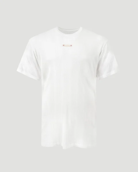 Name Tag T-Shirt in White