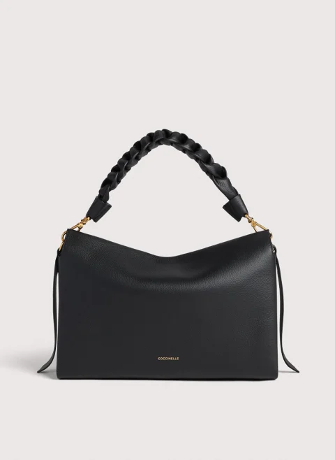 Кожена чанта Coccinelle Boheme Medium — снимка 6
