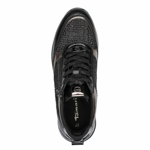 Дамски Сникърс TAMARIS – 1-23832-44-043 BLACK GLAM — снимка 5