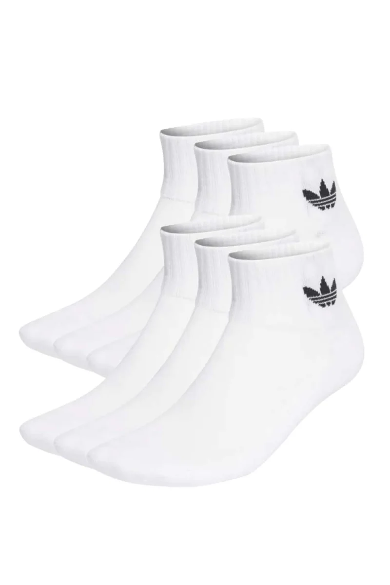 Чорапи (Pack of 6) 1/4 Socks 6P White IJ5627 white