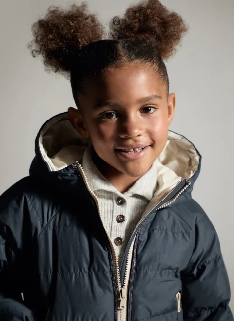 Капитонирано яке с монили Brunello Cucinelli Kids 8 — снимка 4