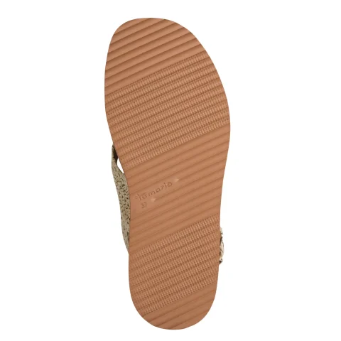 Дамски Сандали На Платформа TAMARIS – 1-28224-46-400 BEIGE — снимка 6