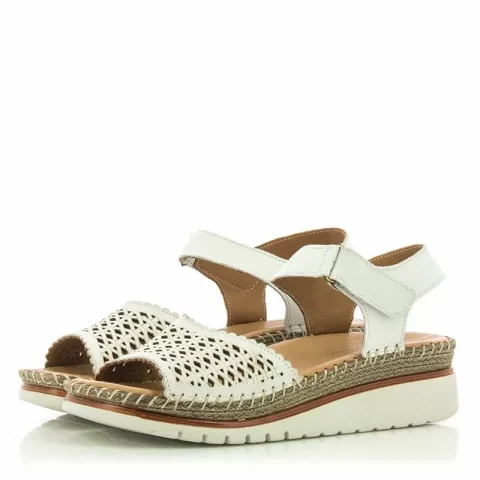Дамски Сандали Комфорт VERONELLA – 030-148-0708 OFF WHITE — снимка 2